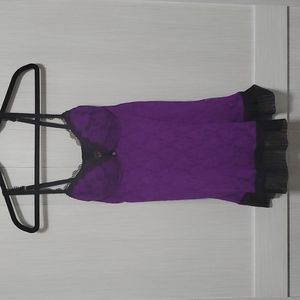 Seductivewear purple lingerie sz M